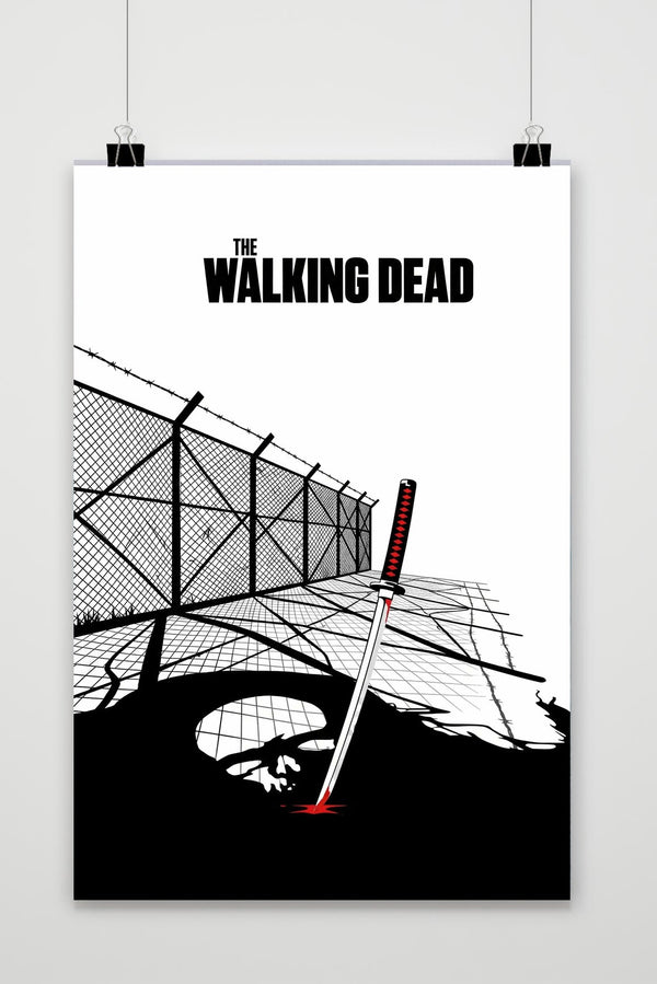 The Walking Dead Sword poster