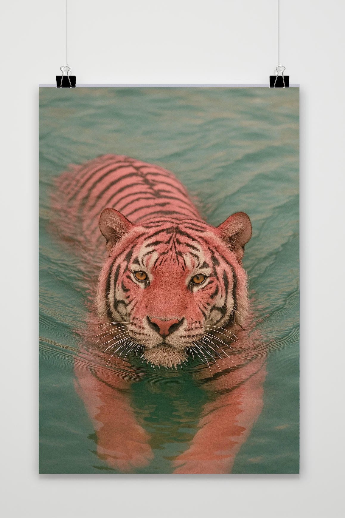 Affiche Tiger Swim de 25 Artstreet