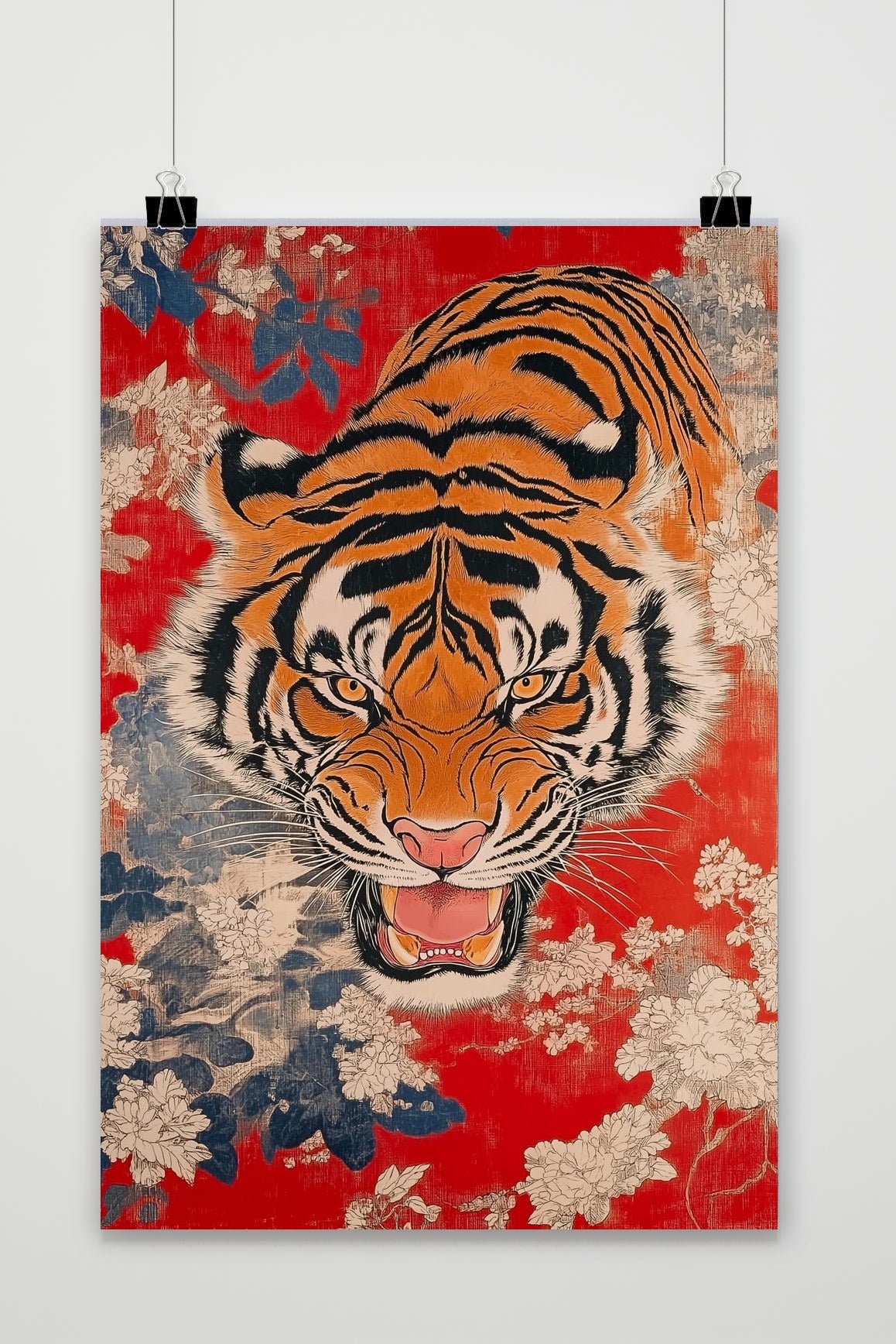 Affiche Tiger Vintage de 25 Artstreet