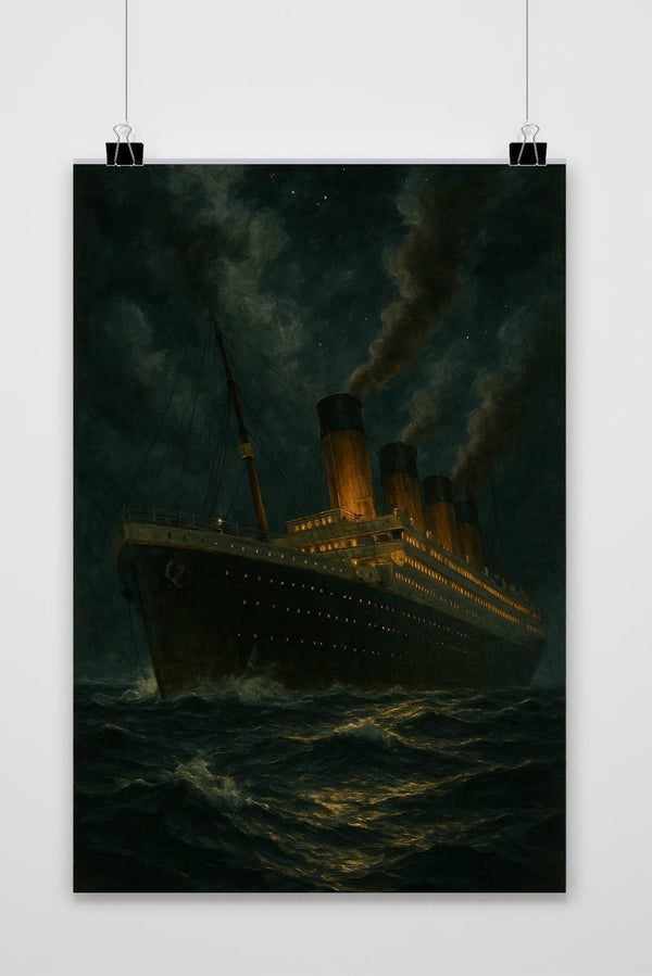 Titanic / Ship Ocean Vintage Poster