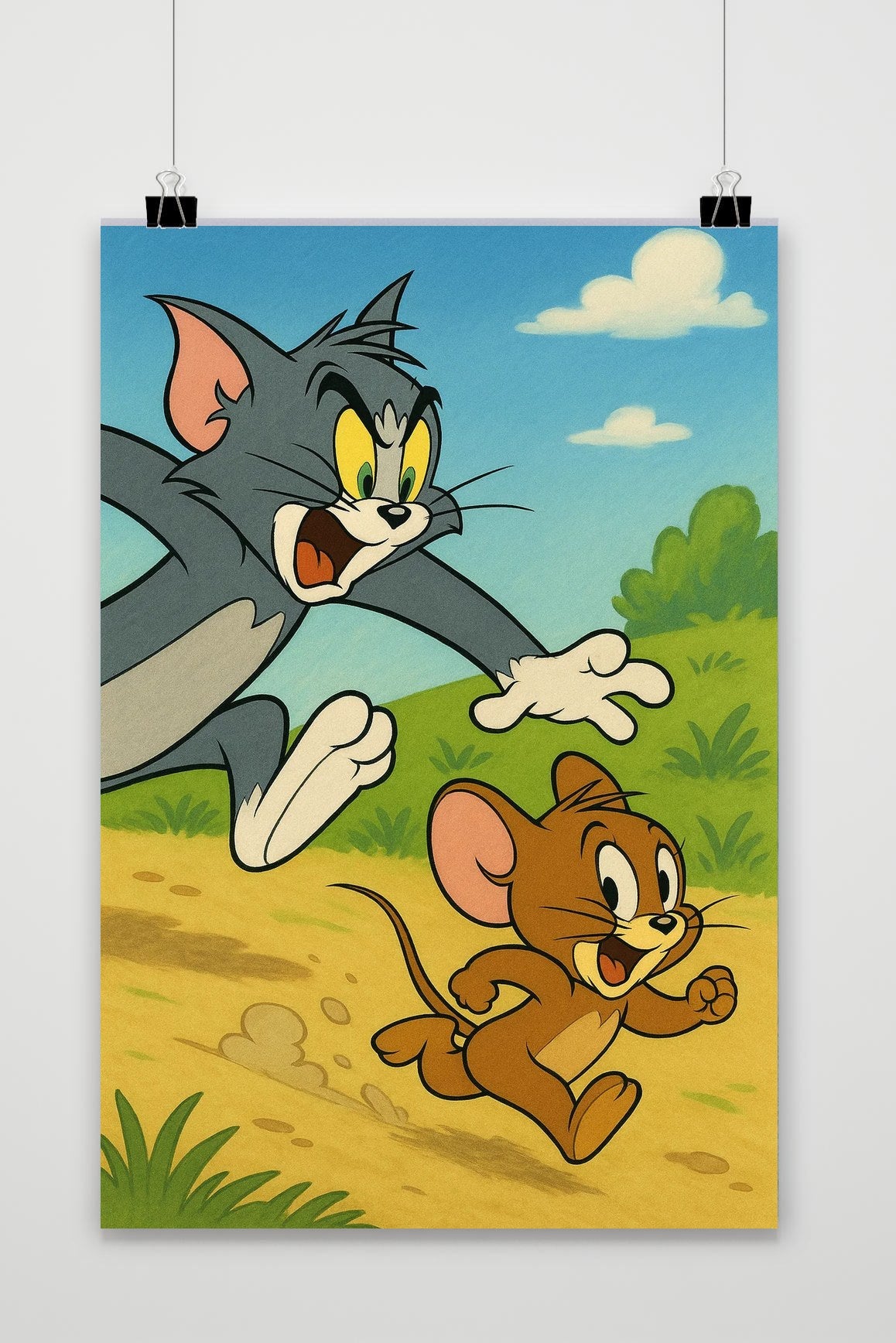 Tom and Jerry Cartoon poster van 25 Artstreet