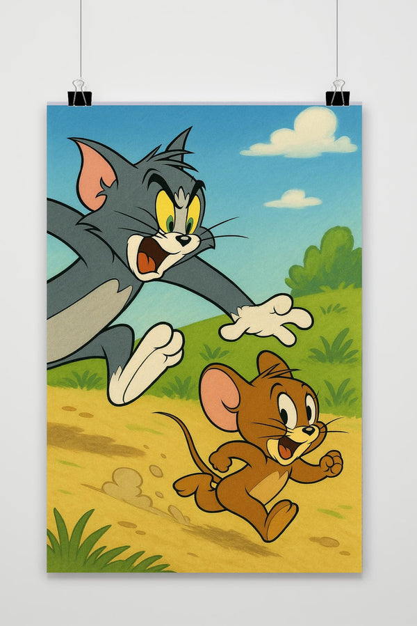 Affiche Tom and Jerry Cartoon
