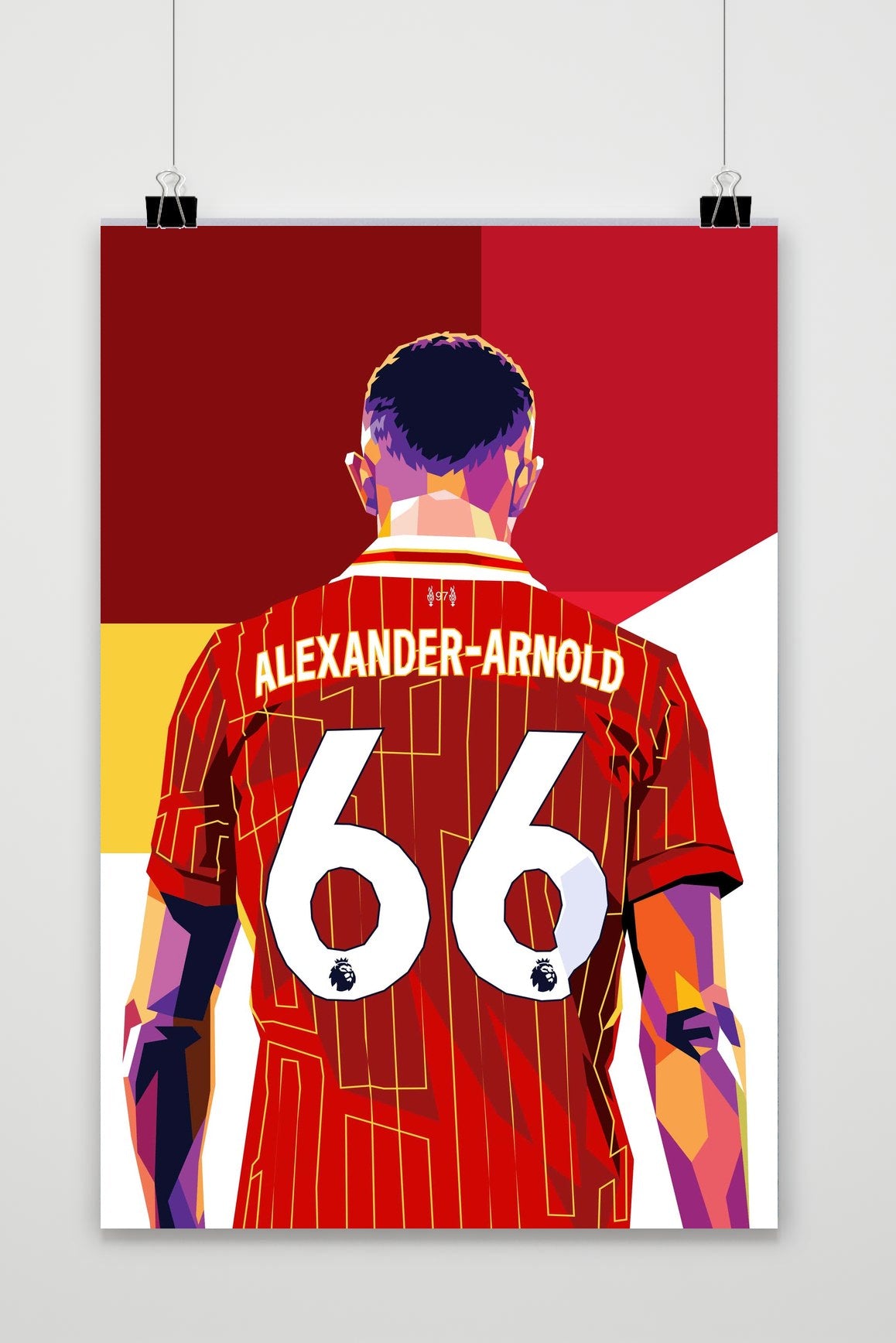 Póster Trent Alexander-Arnold Pop Art de 25 Artstreet