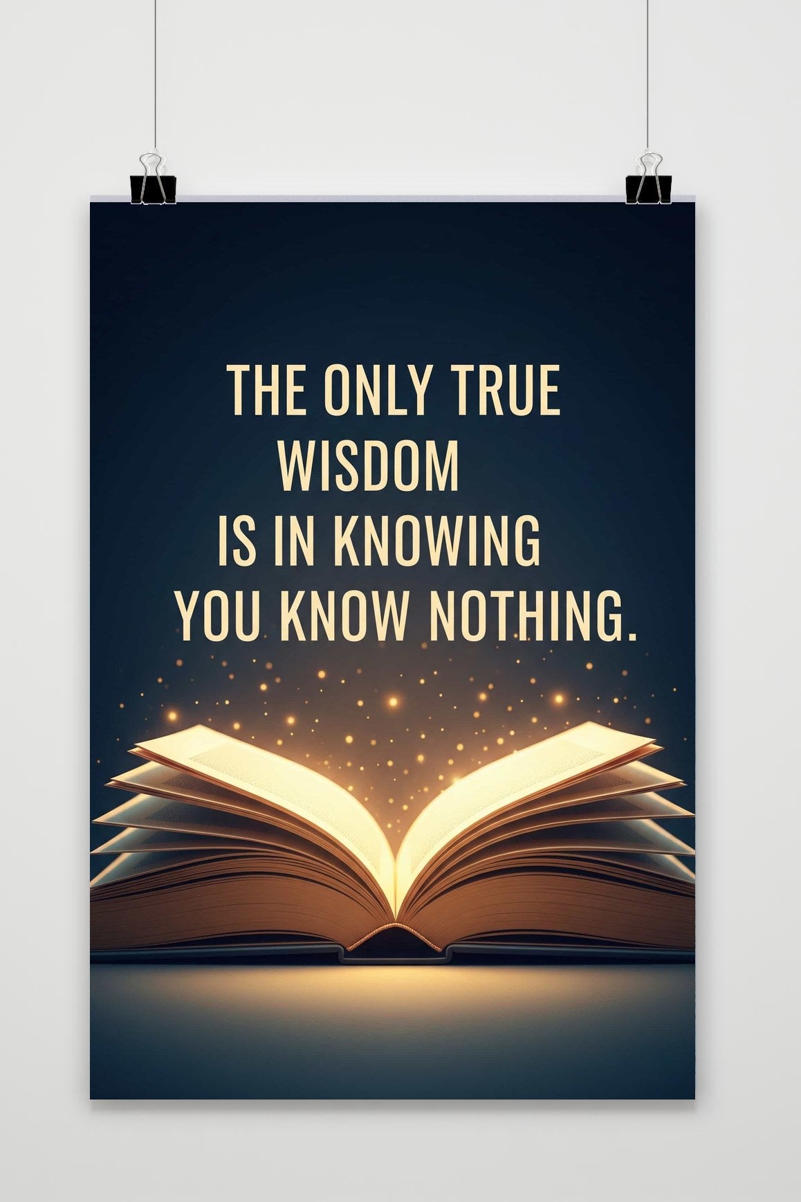 True Wisdom Quote poster van 25 Artstreet