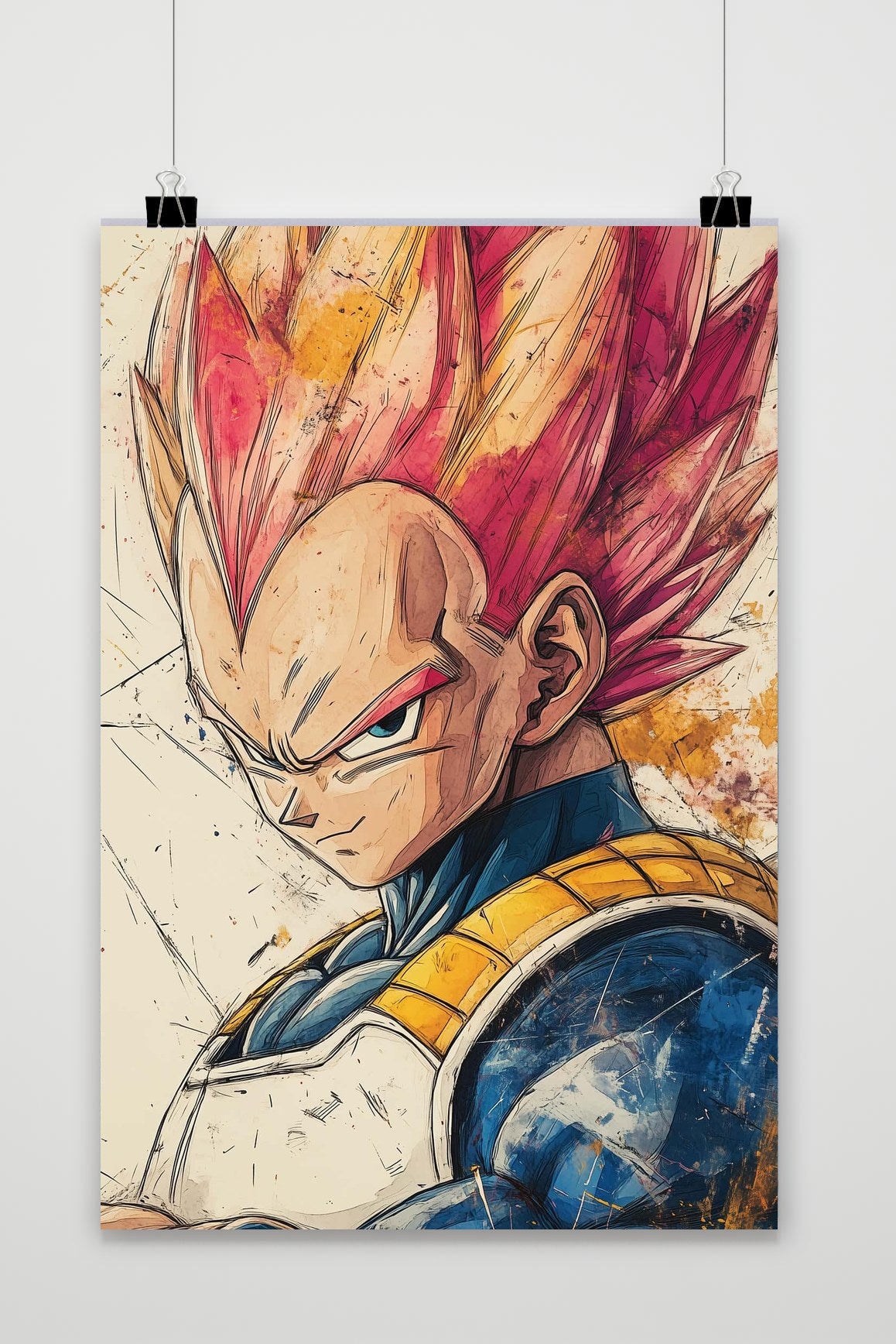 Vegeta Dragon Ball poster van 25 Artstreet