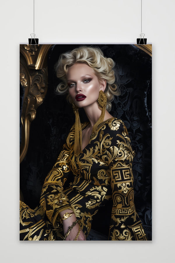 Póster Versace Fashion