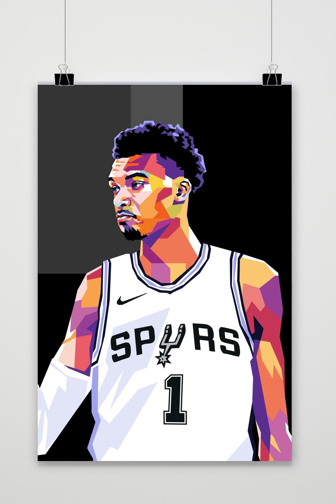 Affiche Victor Wembanyama Pop Art de 25 Artstreet