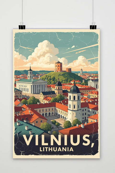 Póster Vilnius Lithuania