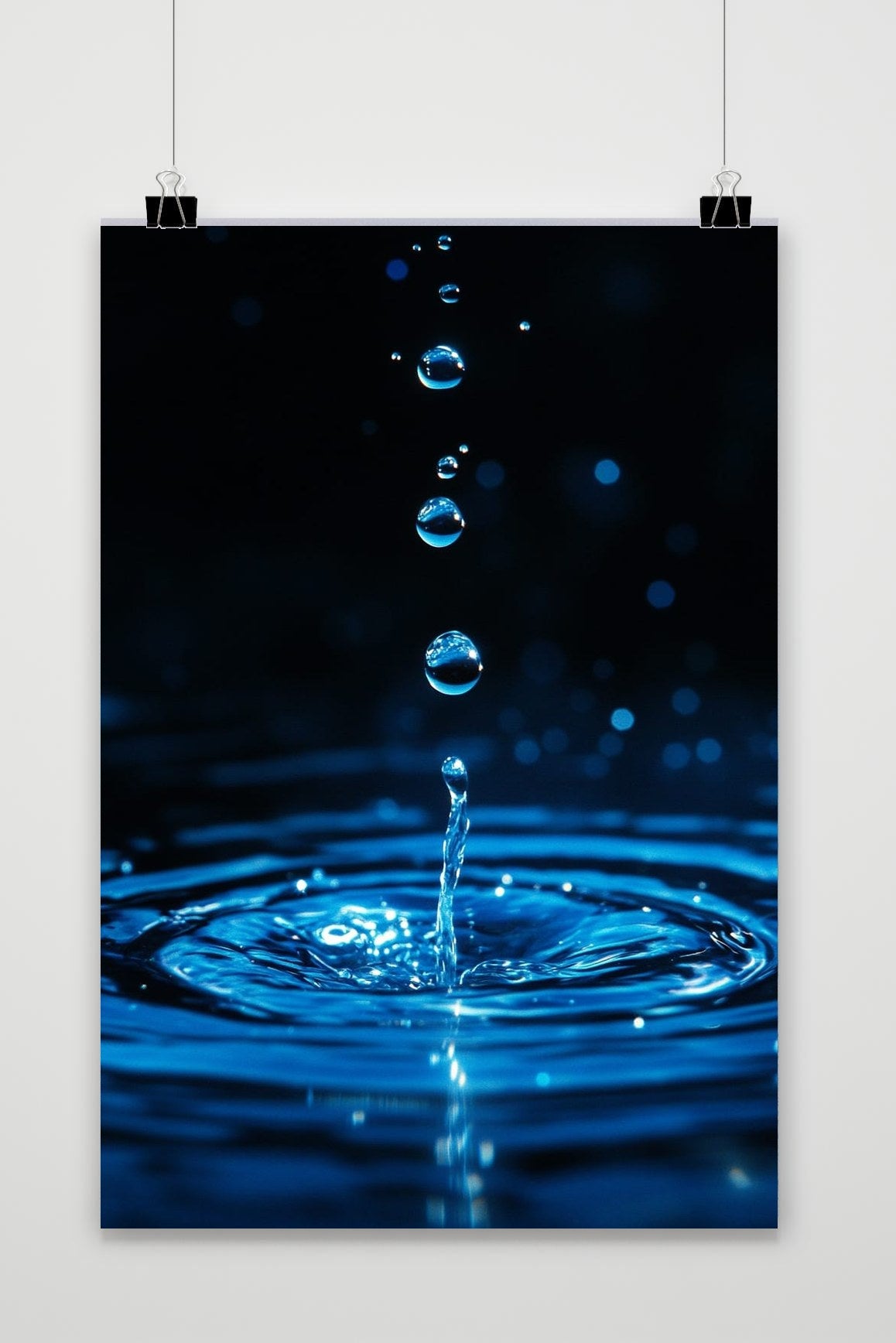 Water Droplet Ripple poster van 25 Artstreet