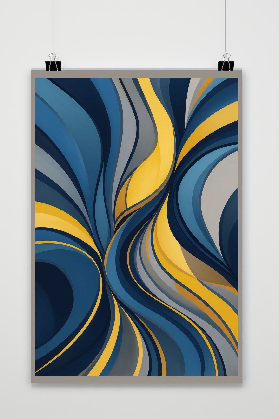 Waves Abtsract poster van 25 Artstreet