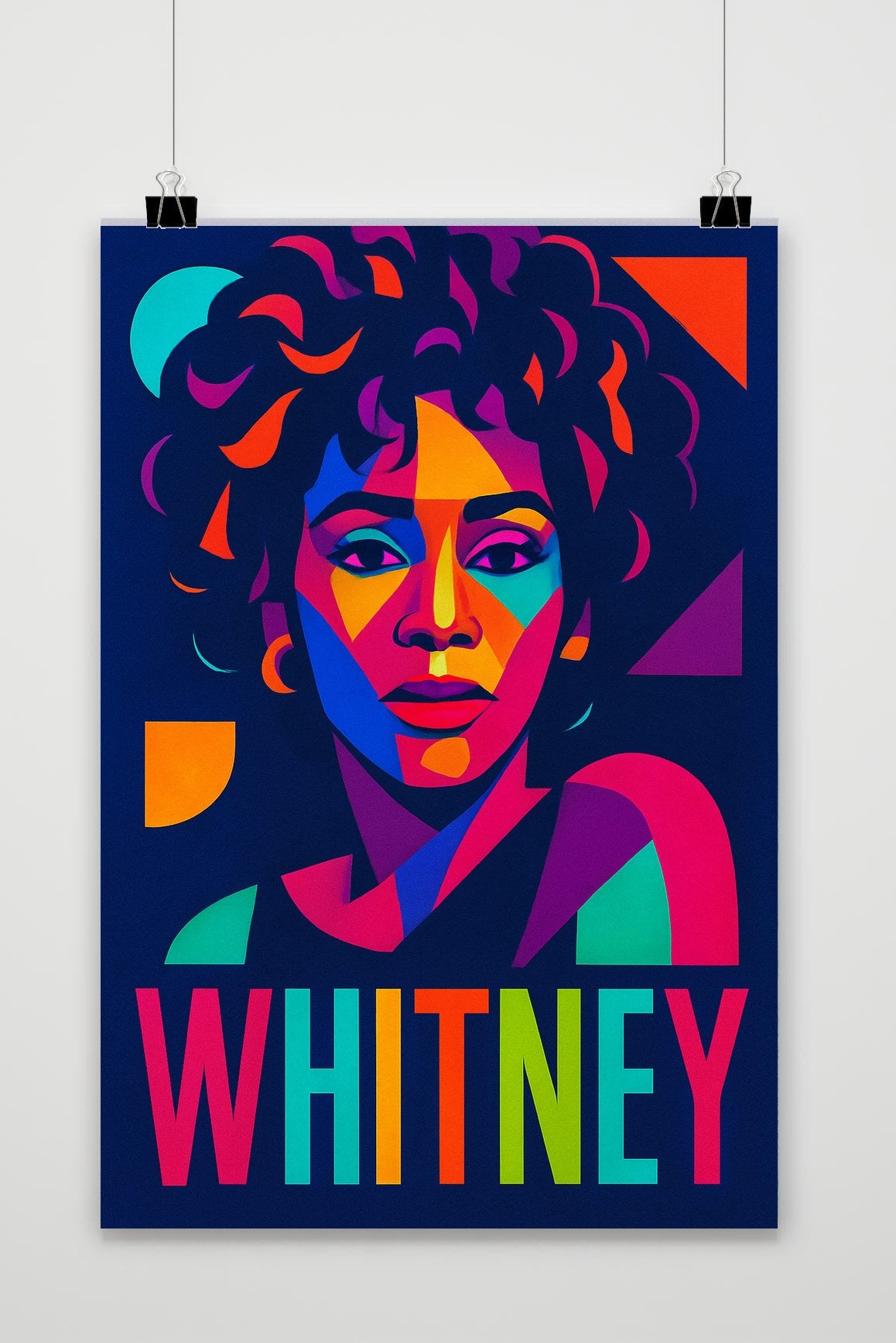 Affiche Whitney Houston Pop Art de 25 Artstreet