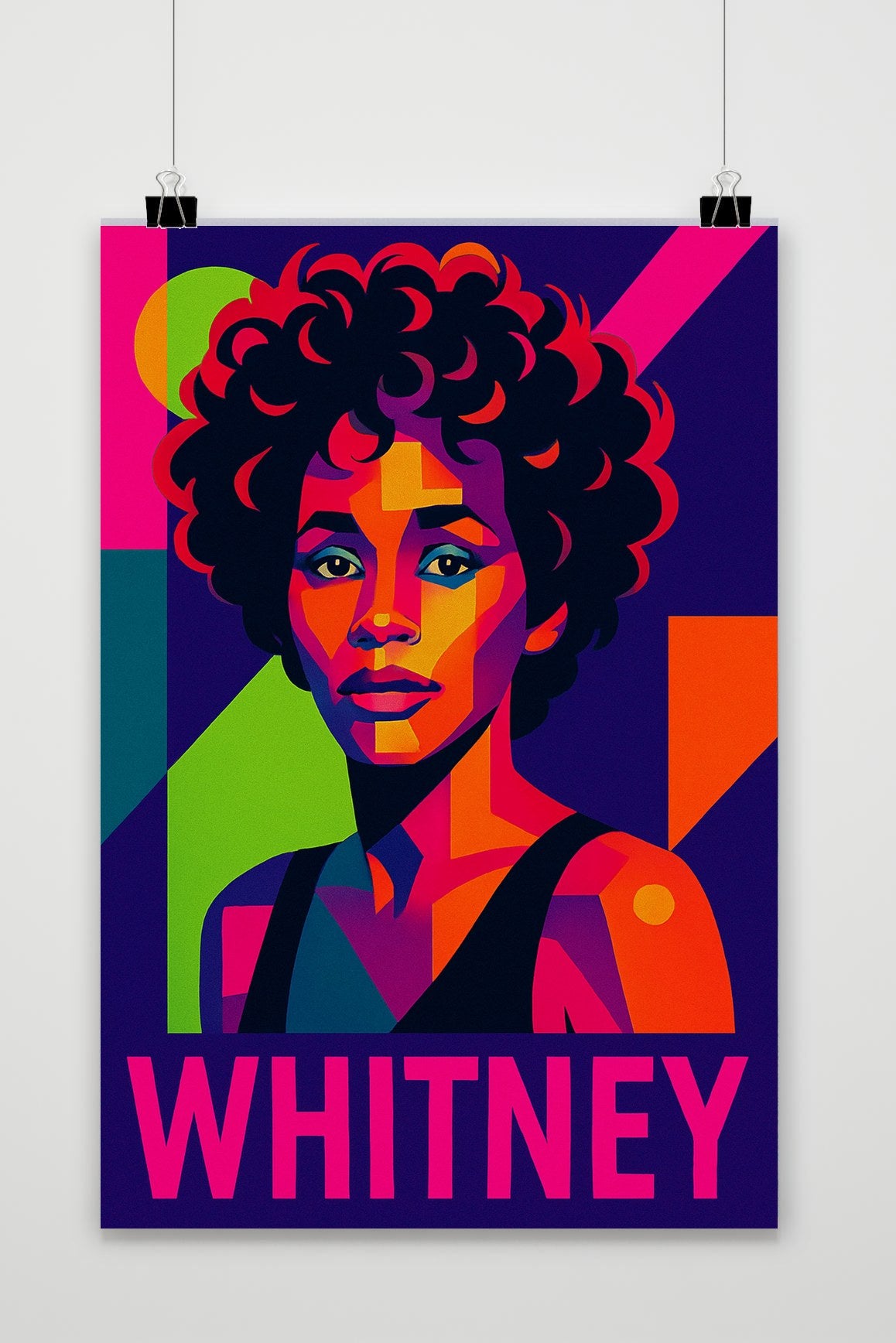 Whitney Houston Pop Art poster van 25 Artstreet