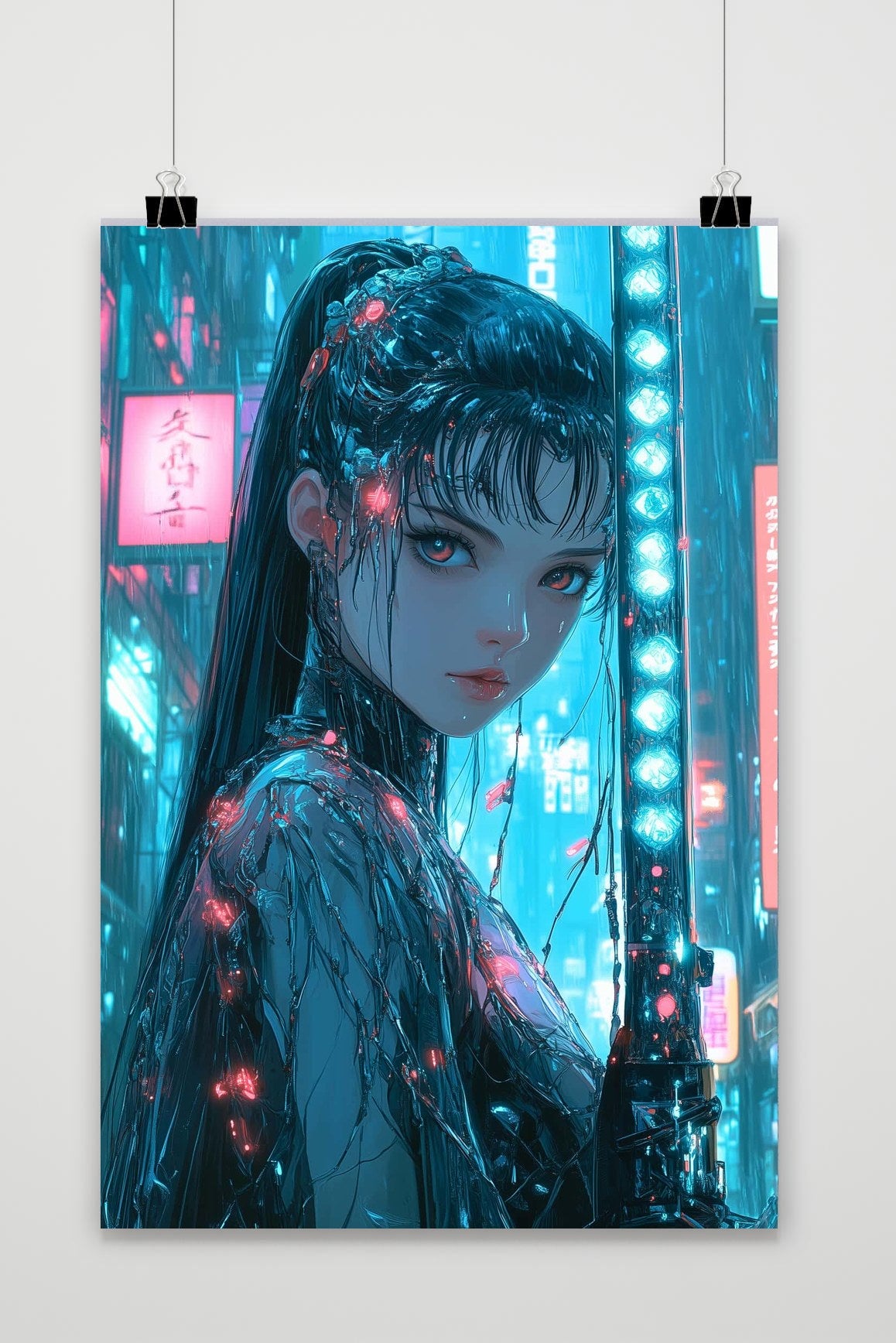 Póster Woman Cyberpunk de 25 Artstreet