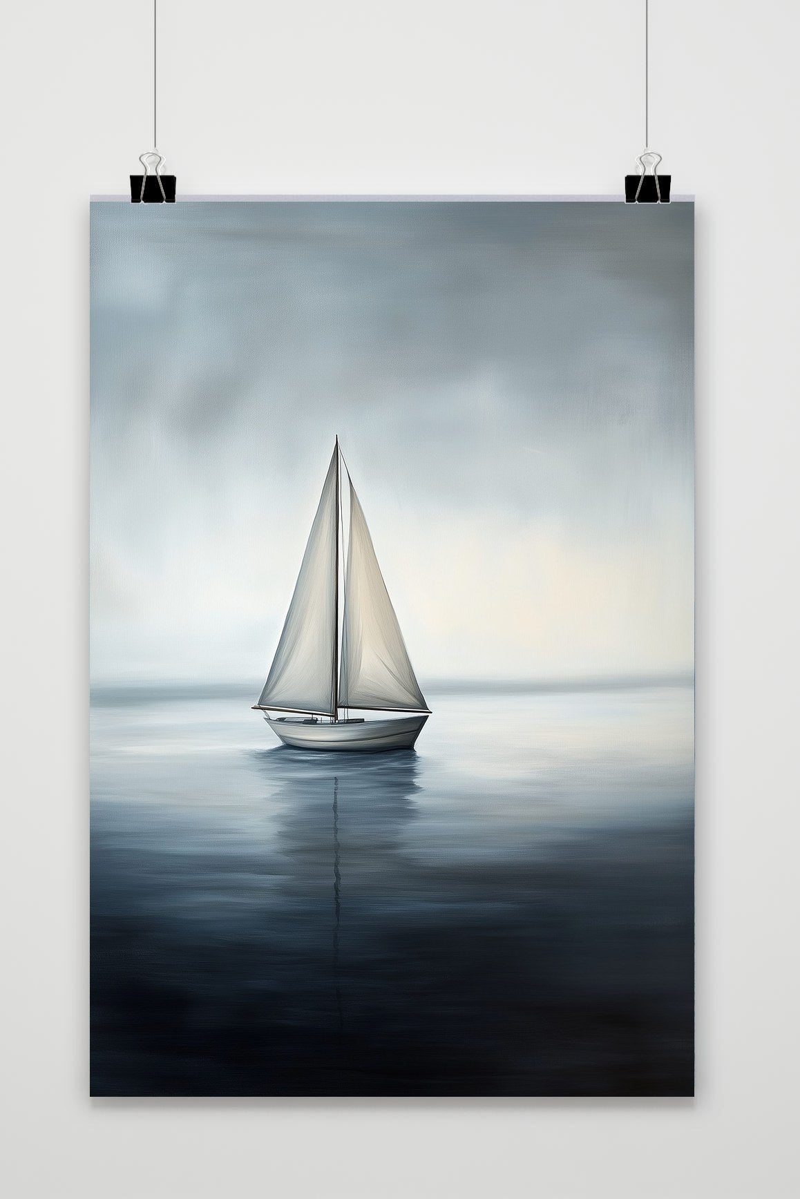 Póster Yacht Sailboat Minimalistic de 25 Artstreet