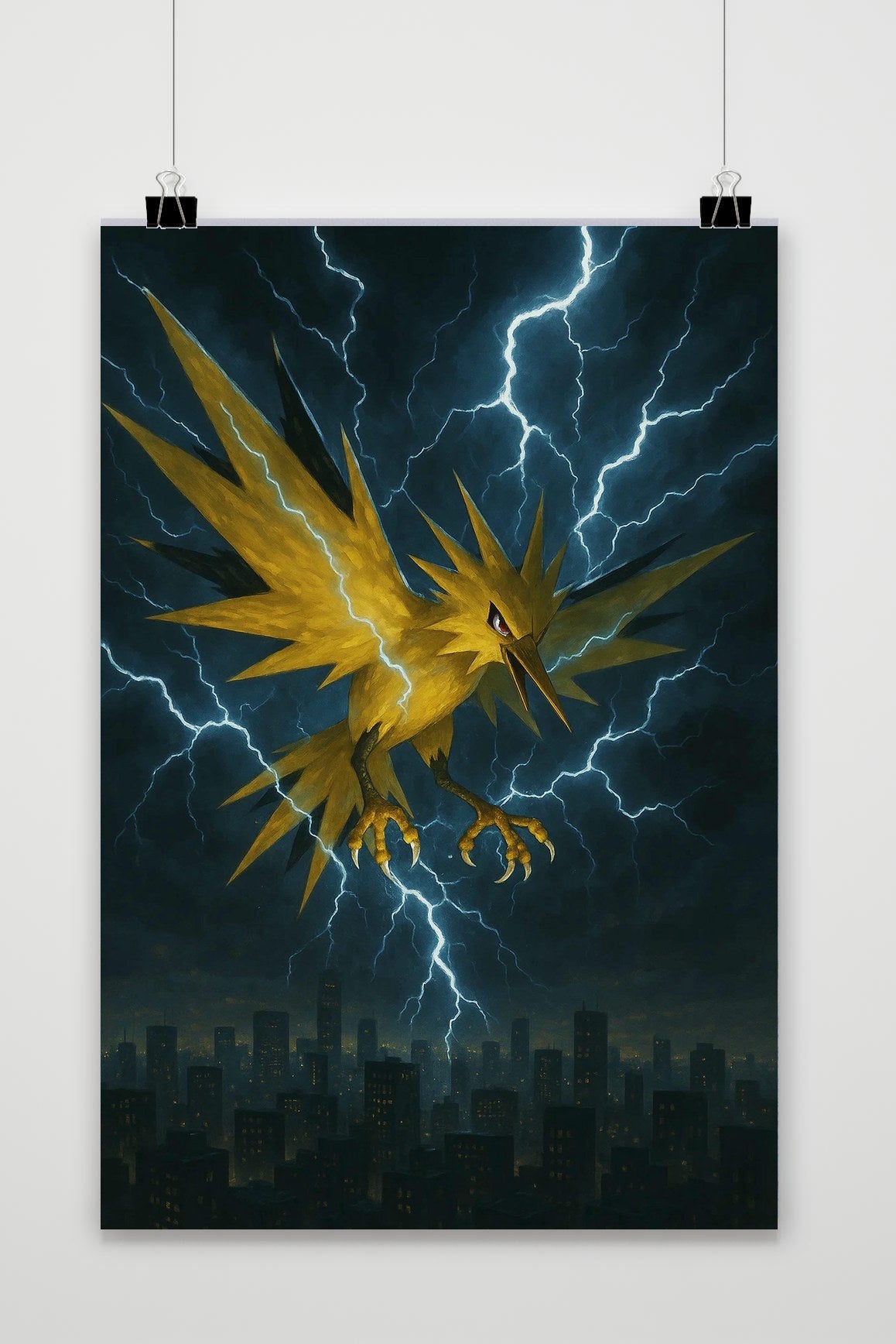 Zapdos Pokemon poster van 25 Artstreet