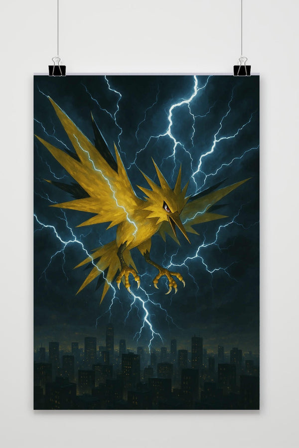 Zapdos Pokemon poster
